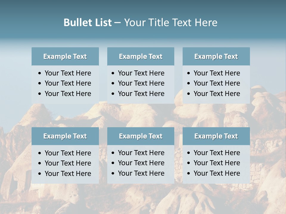 Scene Old Erosion PowerPoint Template