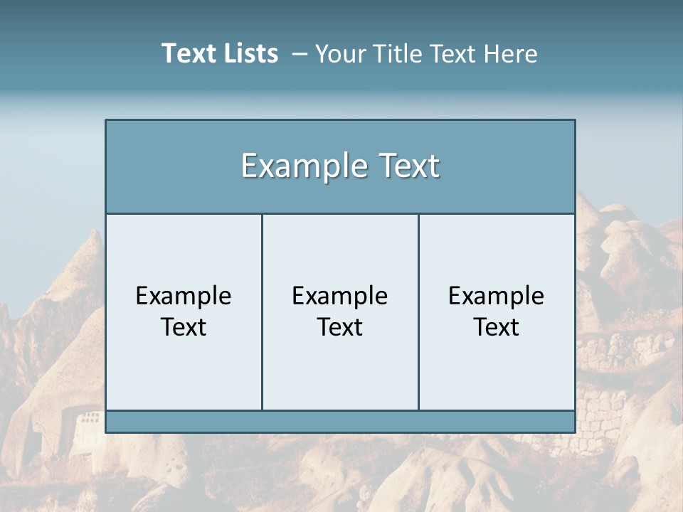Scene Old Erosion PowerPoint Template