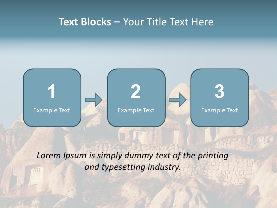 Scene Old Erosion PowerPoint Template
