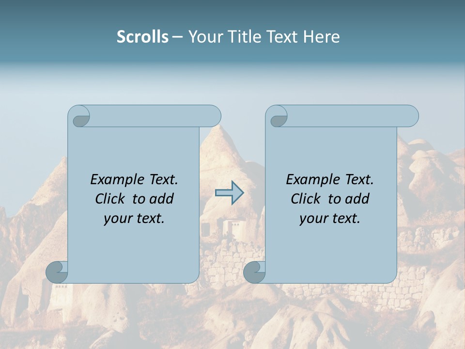 Scene Old Erosion PowerPoint Template