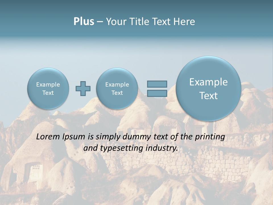 Scene Old Erosion PowerPoint Template