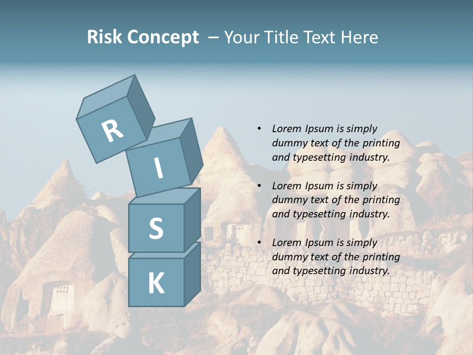 Scene Old Erosion PowerPoint Template