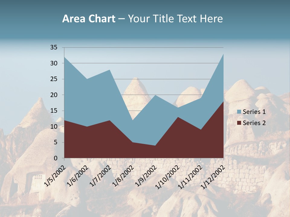 Scene Old Erosion PowerPoint Template