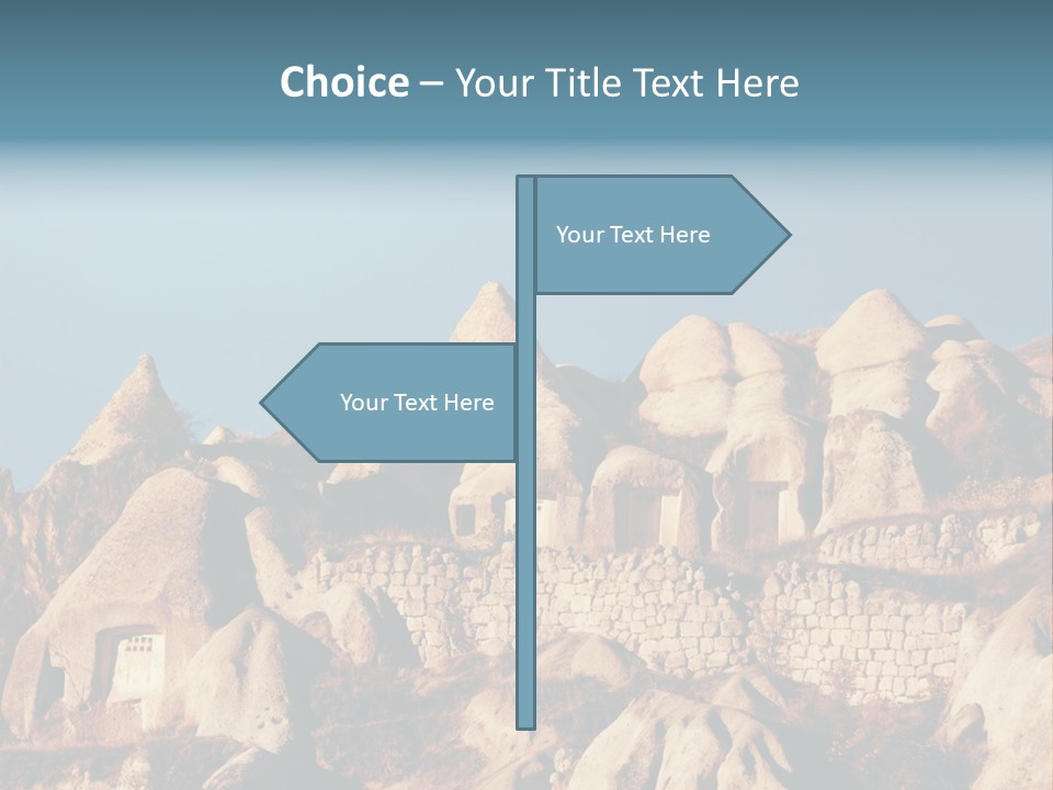 Scene Old Erosion PowerPoint Template