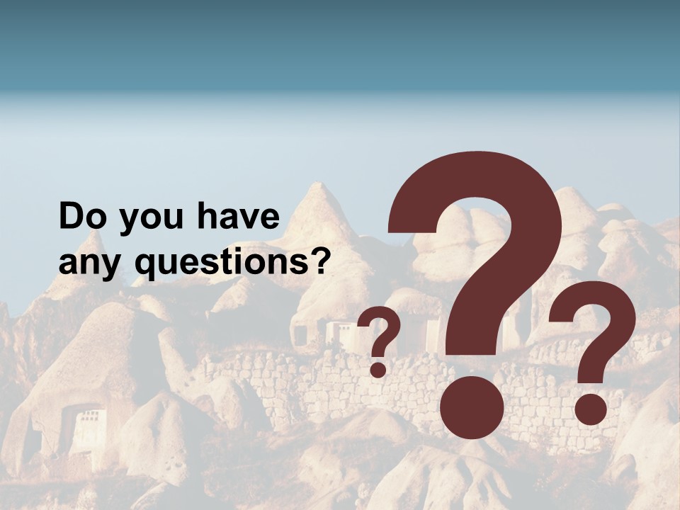 Scene Old Erosion PowerPoint Template