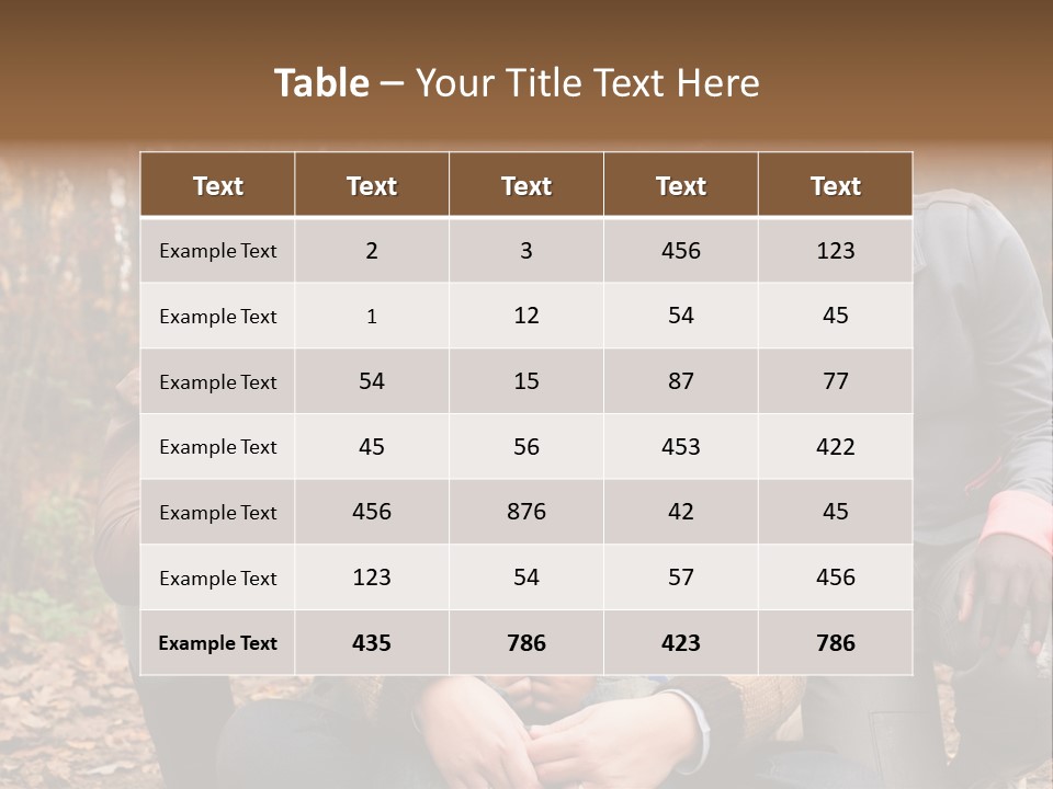 Outdoors Difference Contemporary PowerPoint Template
