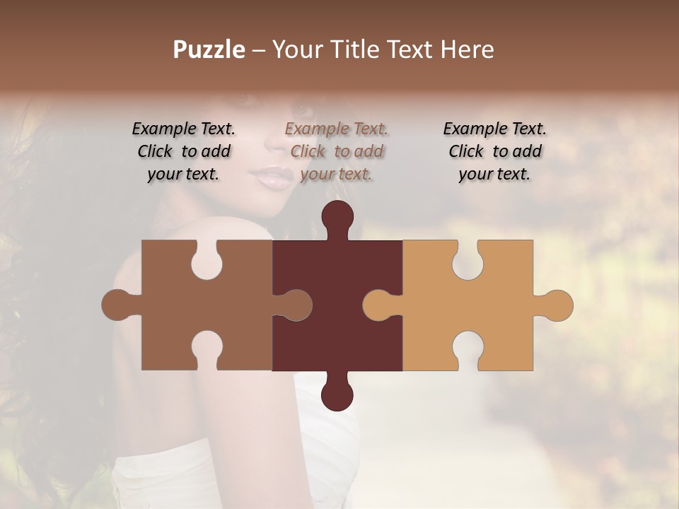 One Hair Ginger PowerPoint Template