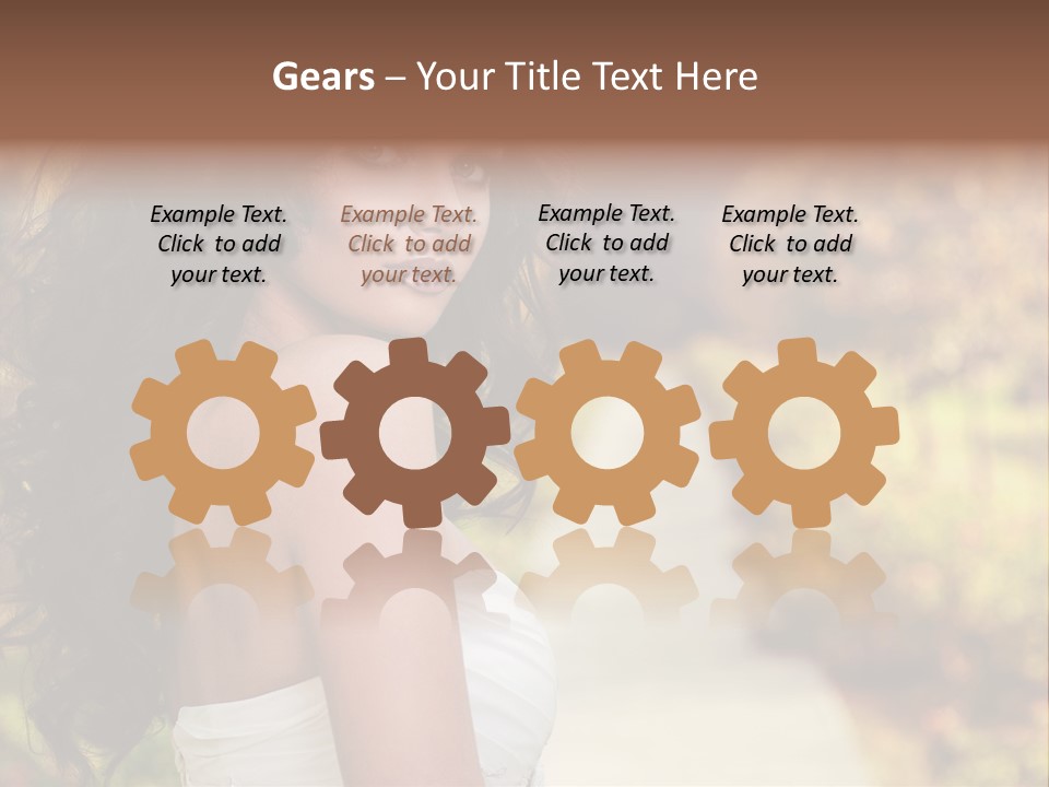 One Hair Ginger PowerPoint Template