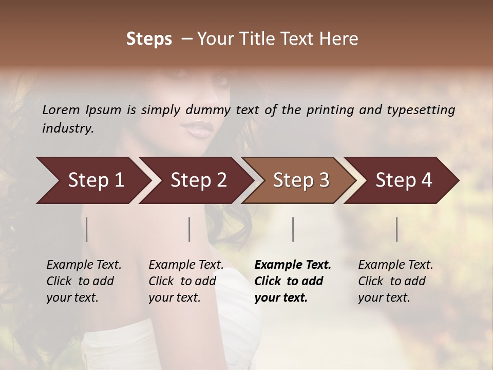 One Hair Ginger PowerPoint Template