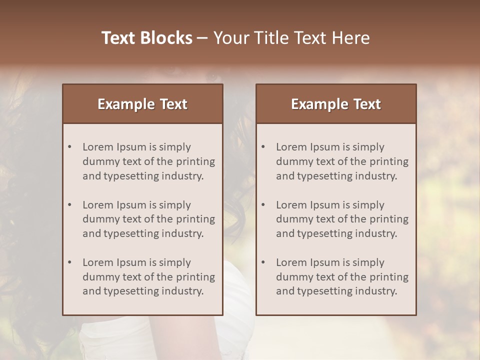 One Hair Ginger PowerPoint Template