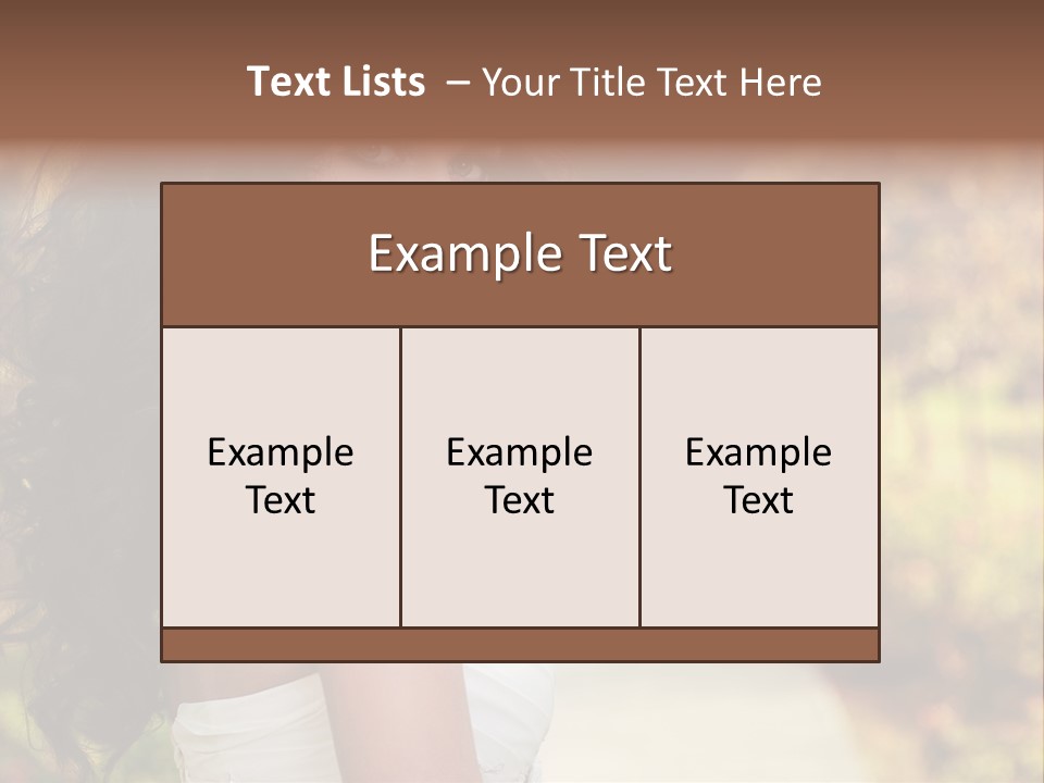 One Hair Ginger PowerPoint Template
