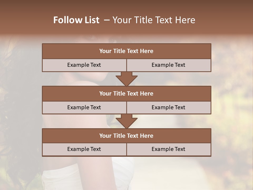 One Hair Ginger PowerPoint Template