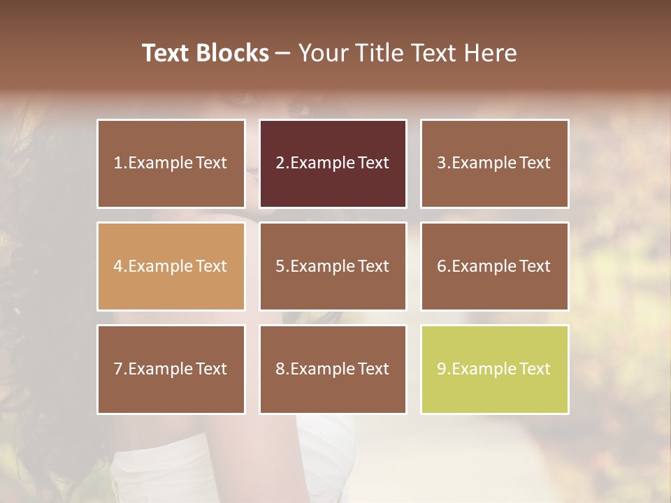 One Hair Ginger PowerPoint Template