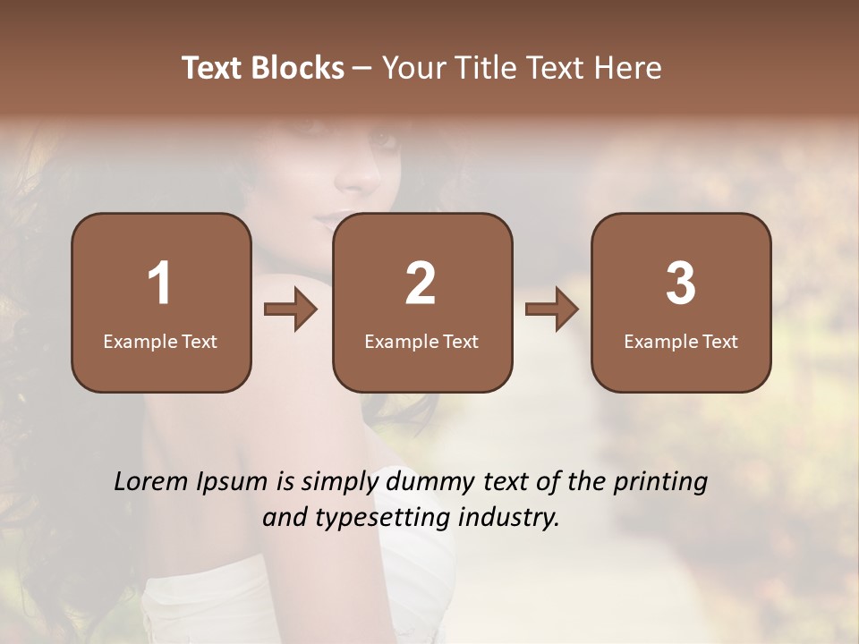 One Hair Ginger PowerPoint Template