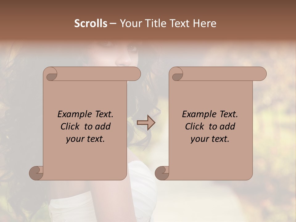 One Hair Ginger PowerPoint Template