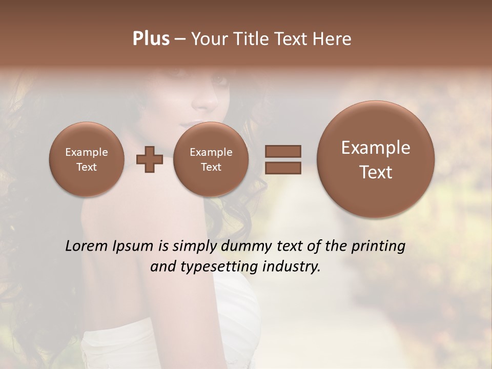 One Hair Ginger PowerPoint Template