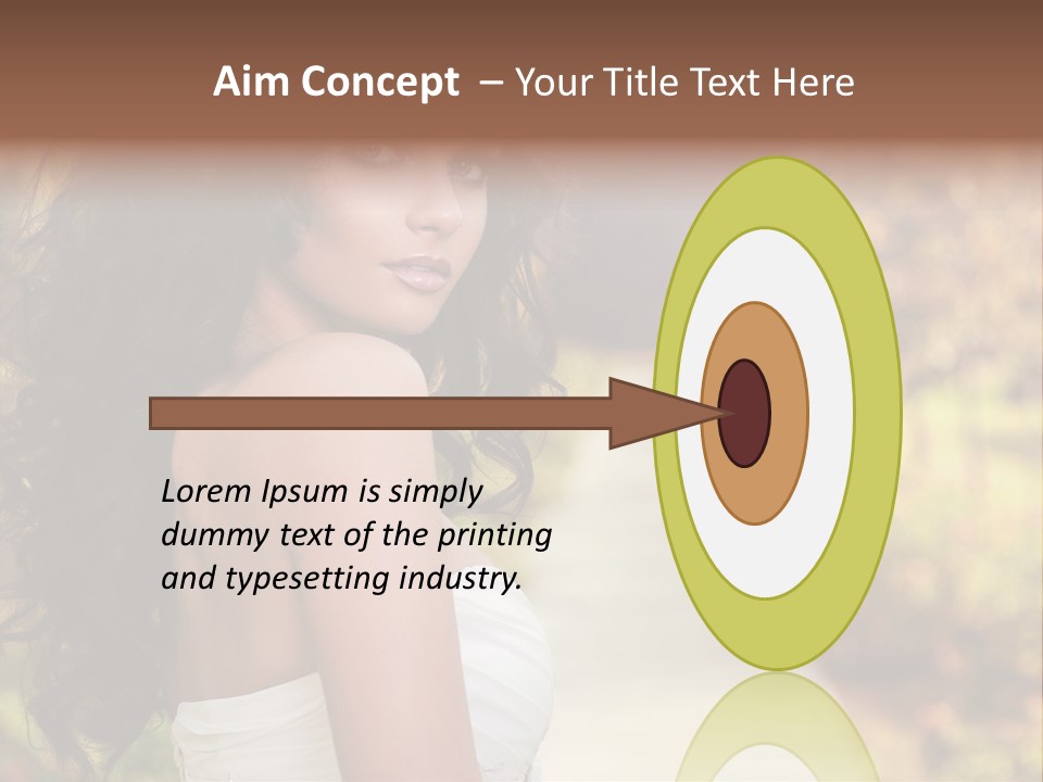 One Hair Ginger PowerPoint Template