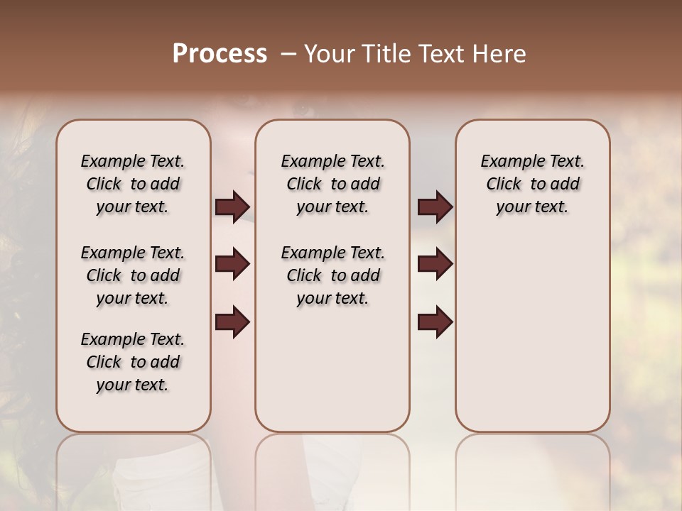 One Hair Ginger PowerPoint Template