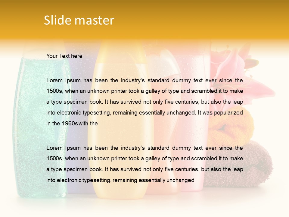 Group Pump Conditioner PowerPoint Template