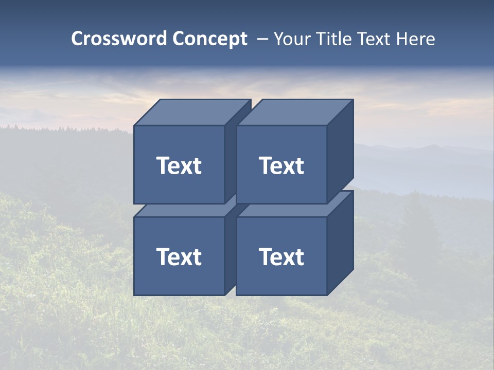 Sunrise Appalachia Scenic PowerPoint Template