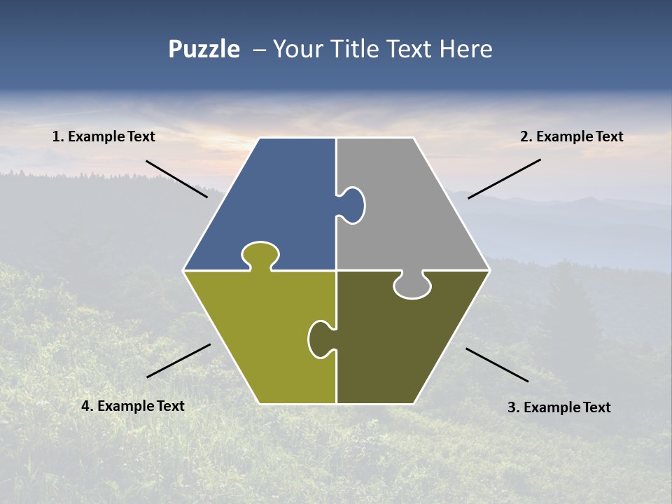 Sunrise Appalachia Scenic PowerPoint Template