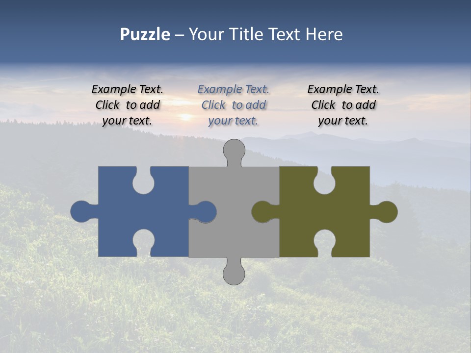 Sunrise Appalachia Scenic PowerPoint Template