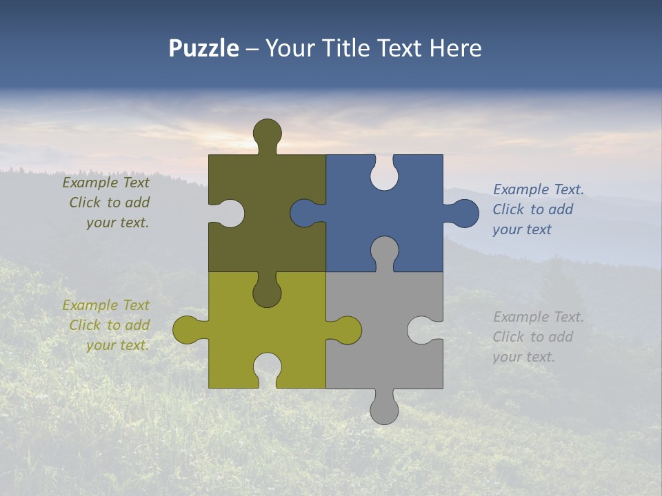 Sunrise Appalachia Scenic PowerPoint Template