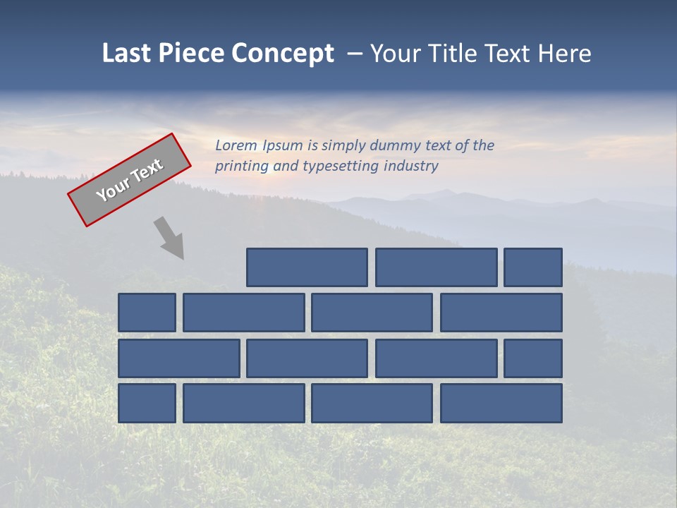 Sunrise Appalachia Scenic PowerPoint Template