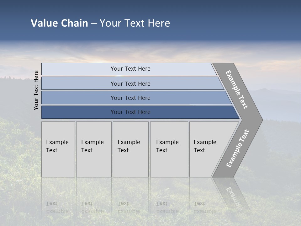 Sunrise Appalachia Scenic PowerPoint Template