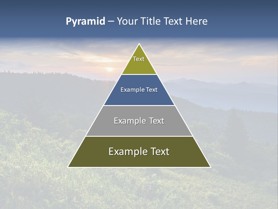 Sunrise Appalachia Scenic PowerPoint Template