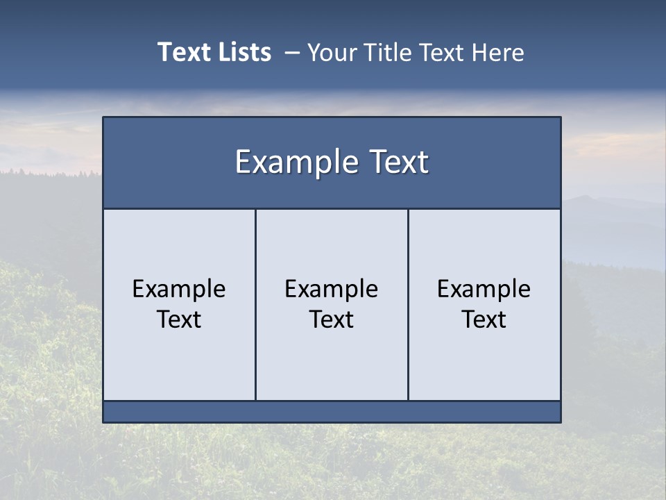Sunrise Appalachia Scenic PowerPoint Template