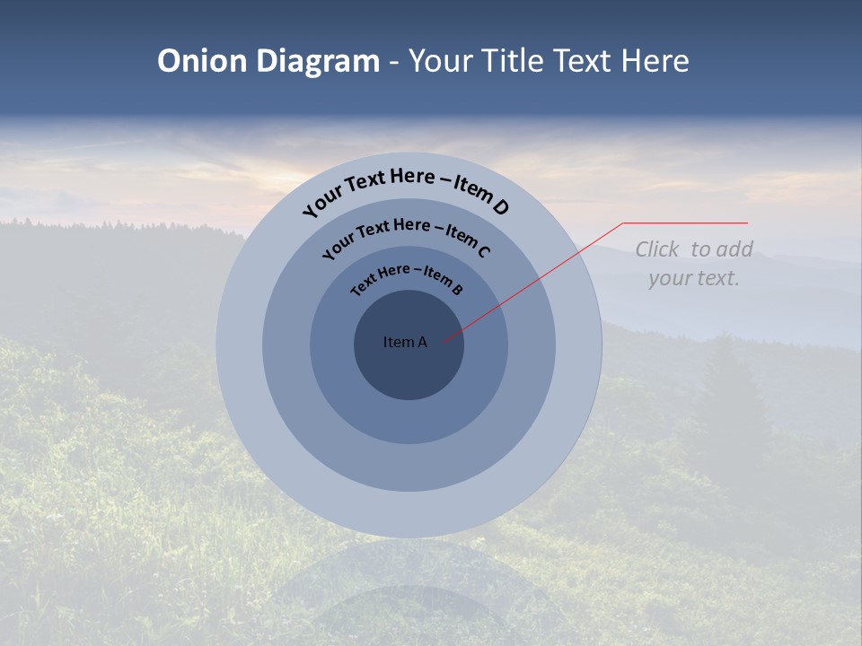 Sunrise Appalachia Scenic PowerPoint Template