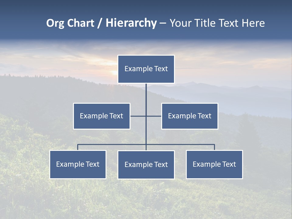 Sunrise Appalachia Scenic PowerPoint Template