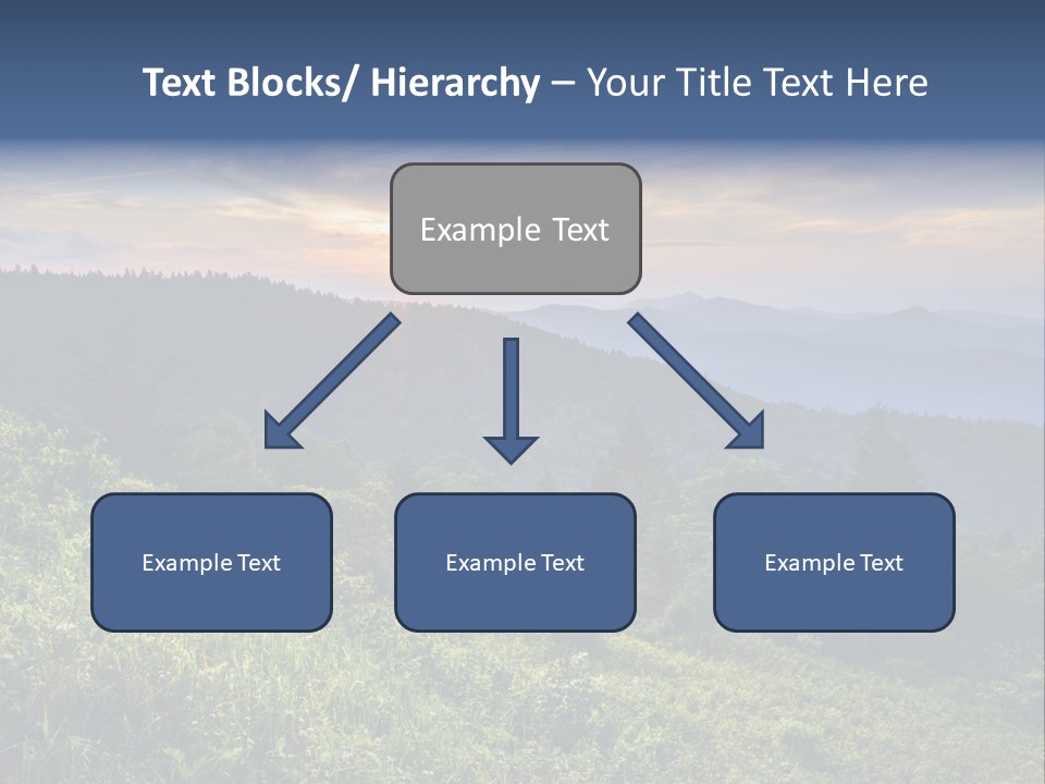 Sunrise Appalachia Scenic PowerPoint Template