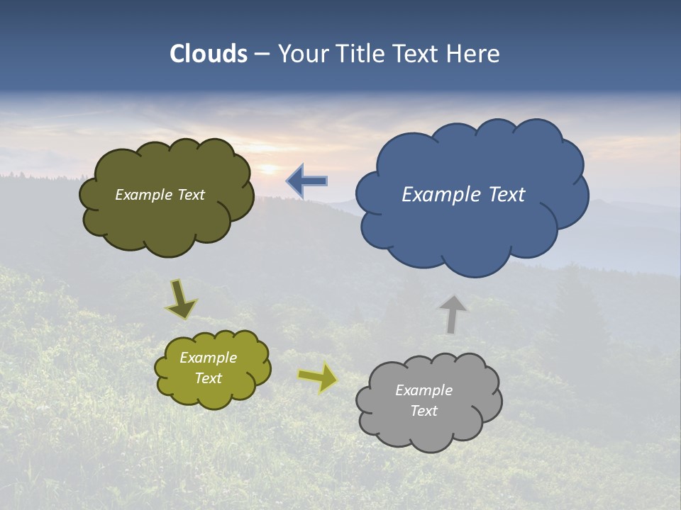 Sunrise Appalachia Scenic PowerPoint Template