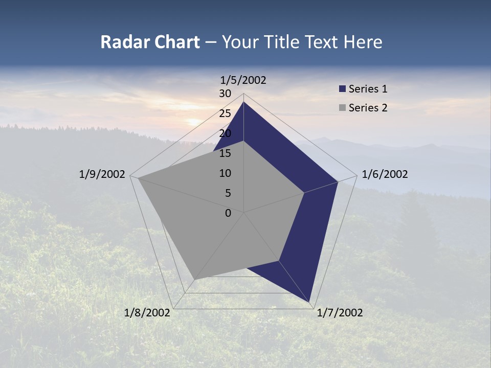 Sunrise Appalachia Scenic PowerPoint Template