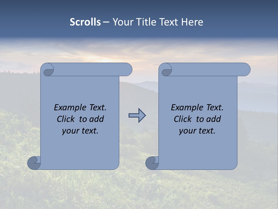 Sunrise Appalachia Scenic PowerPoint Template