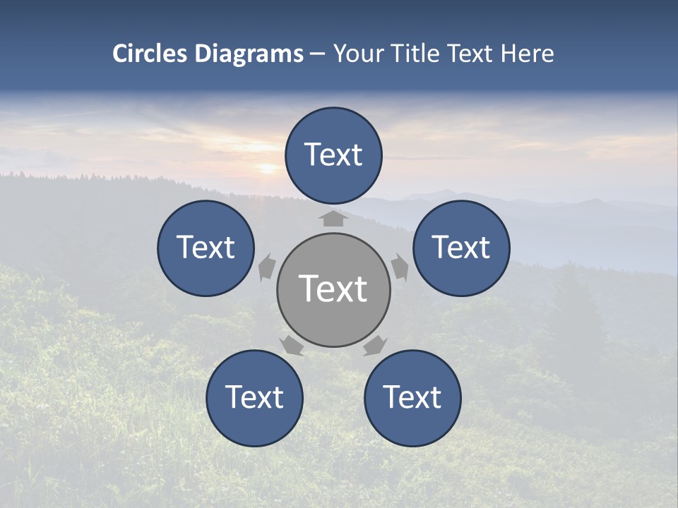 Sunrise Appalachia Scenic PowerPoint Template