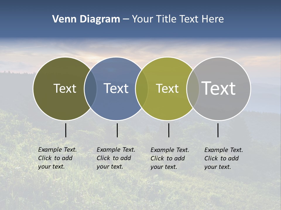 Sunrise Appalachia Scenic PowerPoint Template