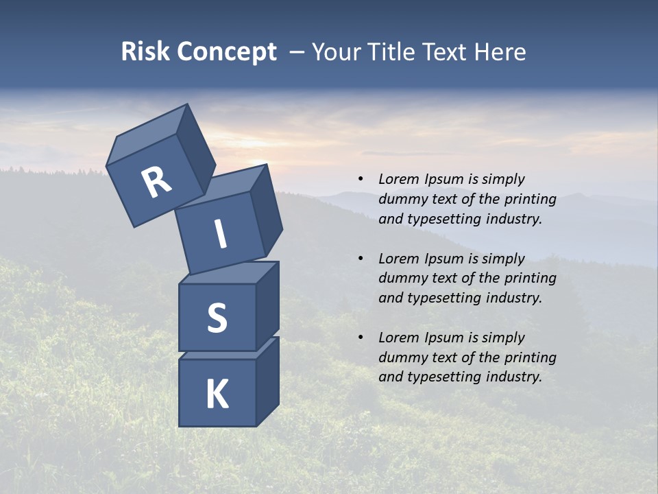 Sunrise Appalachia Scenic PowerPoint Template