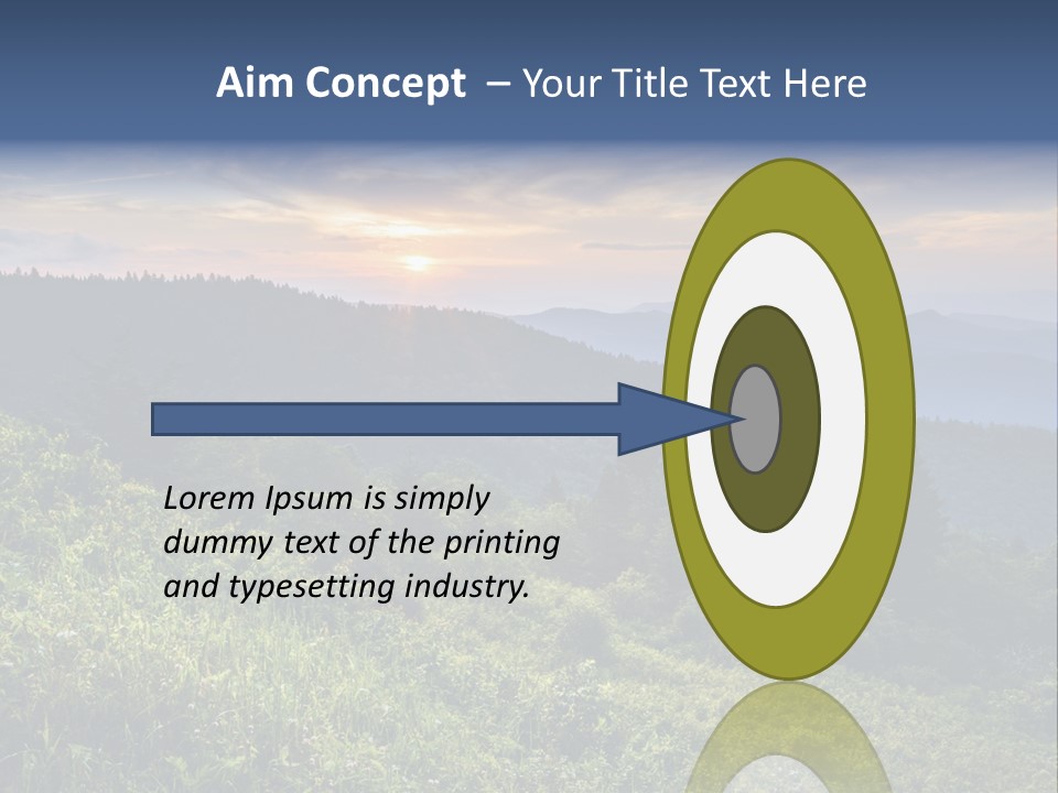 Sunrise Appalachia Scenic PowerPoint Template