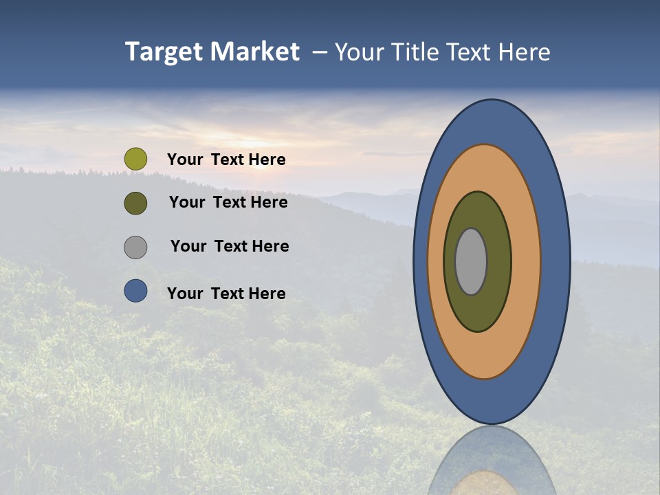 Sunrise Appalachia Scenic PowerPoint Template