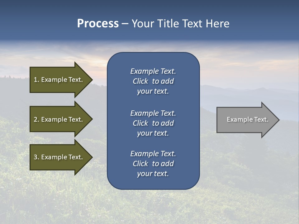 Sunrise Appalachia Scenic PowerPoint Template