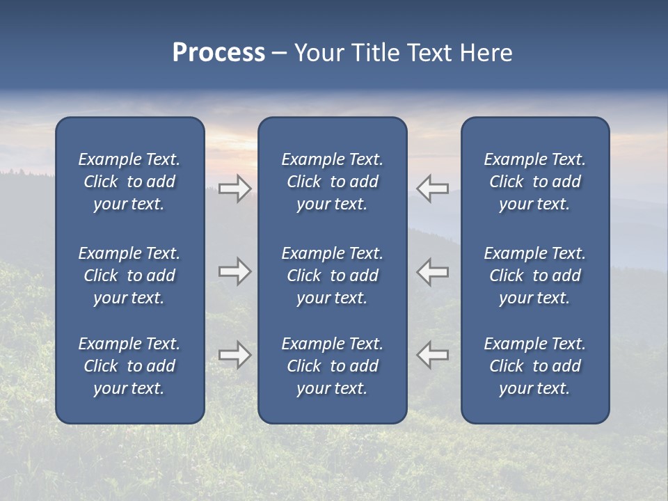 Sunrise Appalachia Scenic PowerPoint Template
