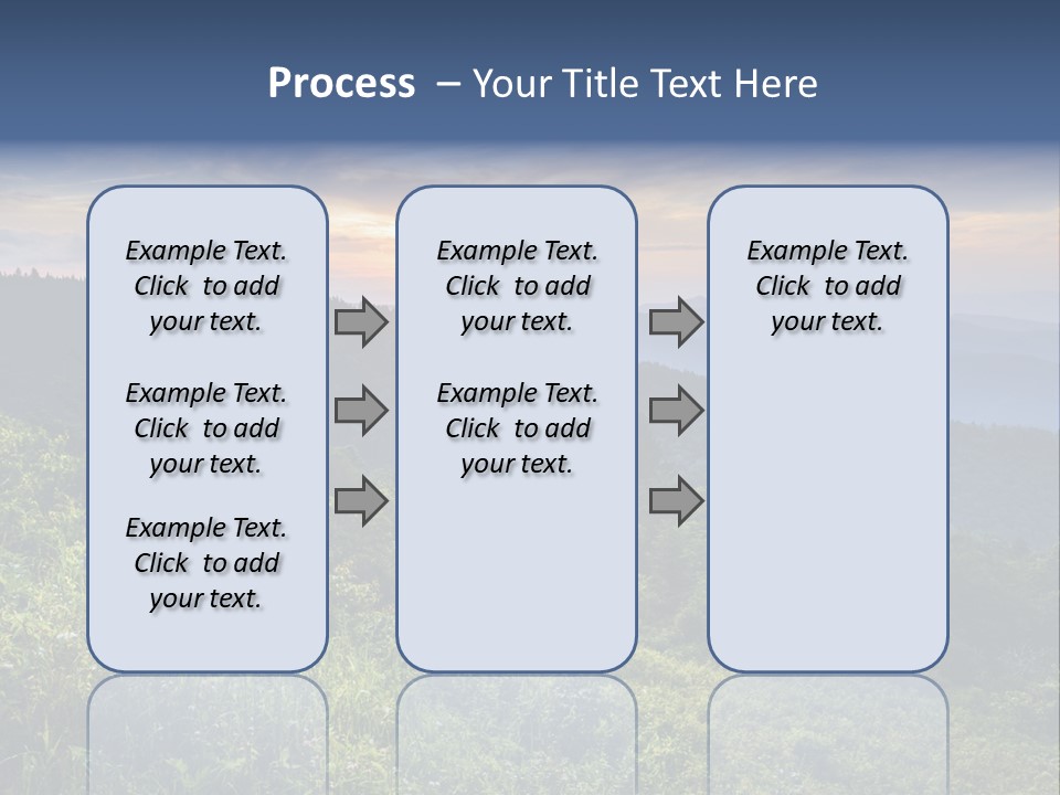 Sunrise Appalachia Scenic PowerPoint Template
