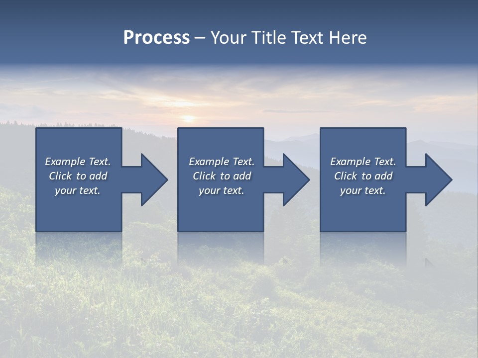 Sunrise Appalachia Scenic PowerPoint Template