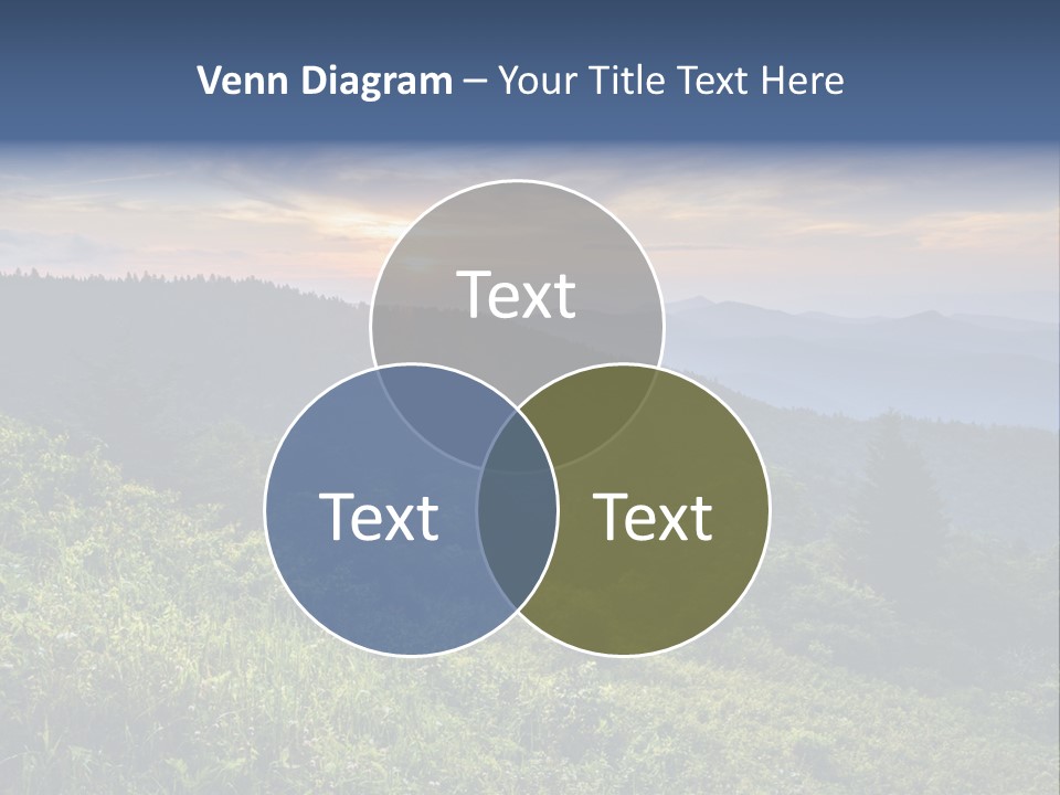 Sunrise Appalachia Scenic PowerPoint Template