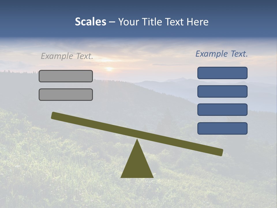 Sunrise Appalachia Scenic PowerPoint Template