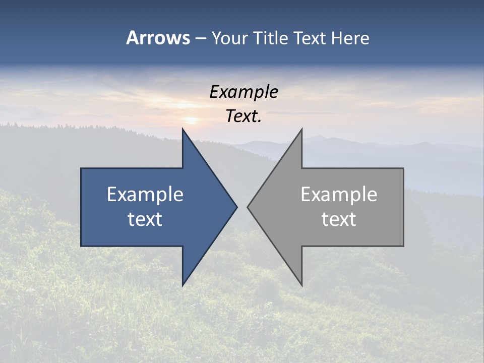 Sunrise Appalachia Scenic PowerPoint Template