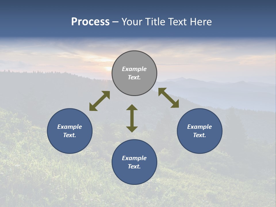 Sunrise Appalachia Scenic PowerPoint Template
